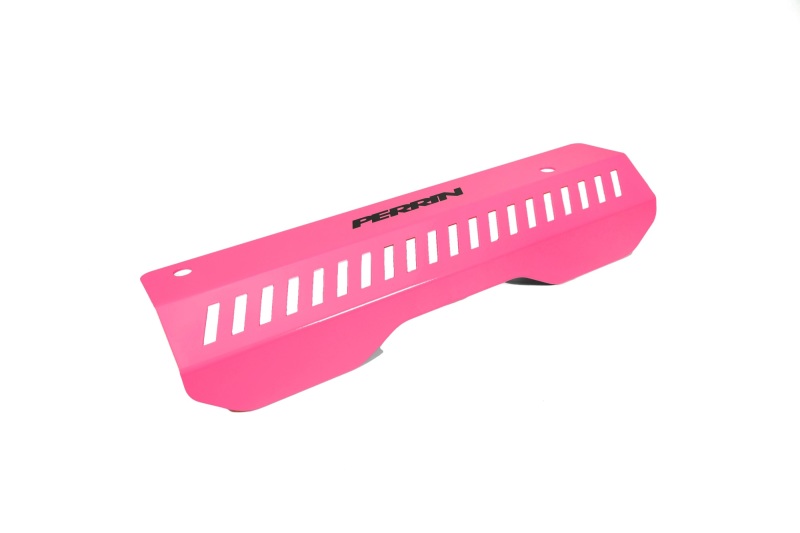 Subaru WRX Pulley Cover - Perrin Performance - SHORT - For Use w/PERRIN AOS - Hyper Pink - `22-`25 Subaru WRX Pulley Cover - Perrin Performance - SHORT - For Use w/PERRIN AOS - Hyper Pink - `22-`25